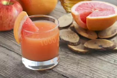 Сок грейпфрута мед и яблочный уксус