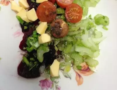 Салат быстрый овощной