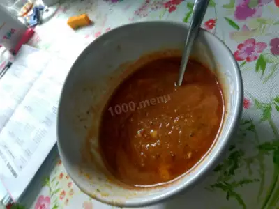 Томатный суп-пюре из овощей и кореньев в мультиварке