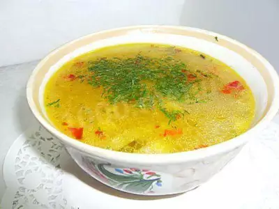 Постный суп рассольник