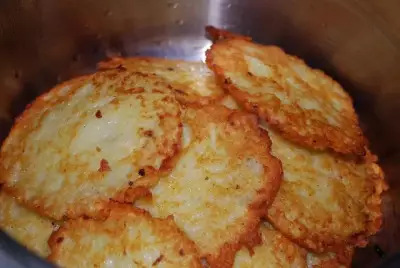 Картофельные оладьи Деруны без яиц