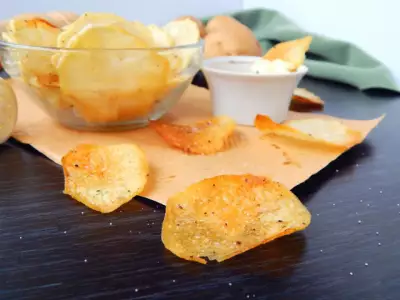 Картофельные чипсы домашние в духовке