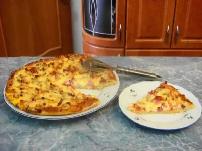 Оззи пицца с колбасой и сыром