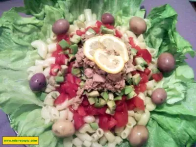 Салат тунец с авокадо