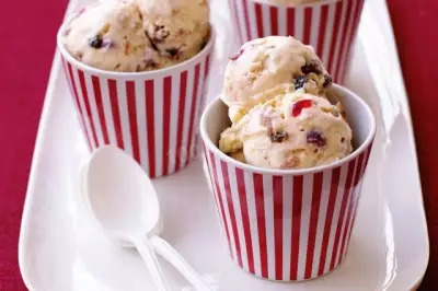 Фруктовое мороженое в мороженице