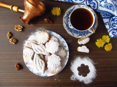 Арабское печенье Маамуль с начинкой