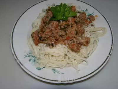 Спагетти с соусом  Болоньезе