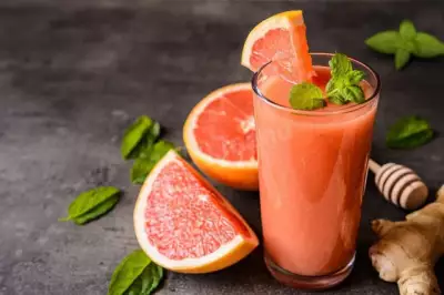 Сок грейпфрута для похудения с имбирем
