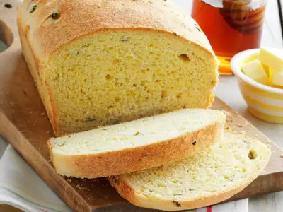 Пшенично кукурузный хлеб в духовке