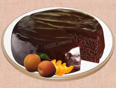 Торт Захер с горьким шоколадом