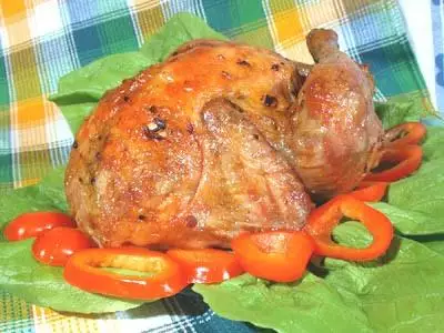 Курица в майонезе в духовке