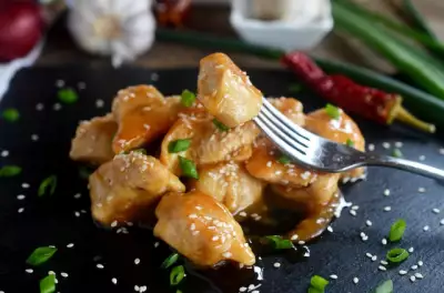 Курица в кисло сладком соусе по-китайски