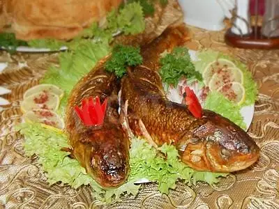 Фаршированная рыба по-азербайджански