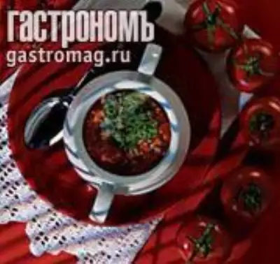 Гречневый суп с помидорами