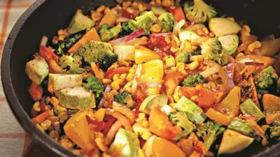 Жареные овощи с чили