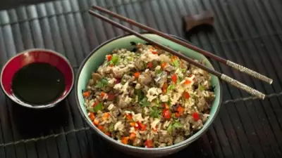 Рис с куриными желудками по-китайски
