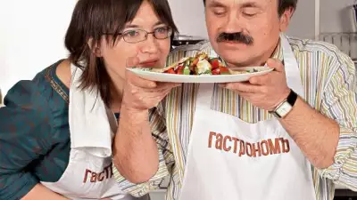 Рататуй с курицей и йогуртовым соусом от Сергея и Анны Литвиновых