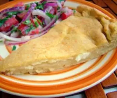 Пирог с рассольными сырами Ленивый хачапури