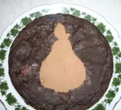 Шоколадно-грушевый пирог Эллен