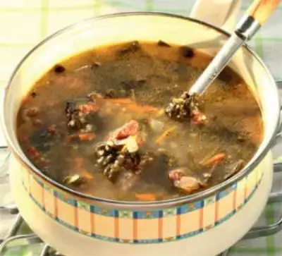 Суп с бараниной и кускусом