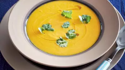 Тыквенный суп в азиатском стиле