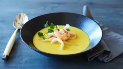 Тайский суп Карри с морепродуктами