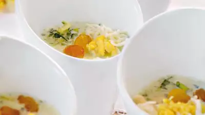 Персидский йогуртовый суп