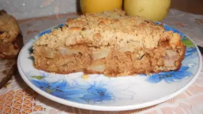 Пряный яблочный пирог с песочной крошкой от Джейми Оливера