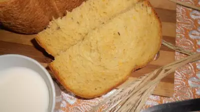 Тыквенный хлеб с льняными семенами