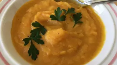 Тыквенный суп с апельсином
