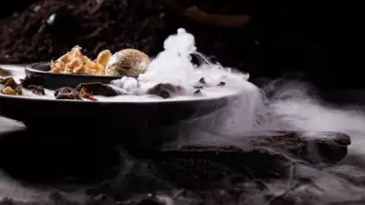 Мусс из куриной печени с белыми грибами