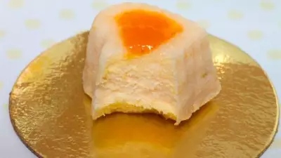 Низкокалорийный творожно-абрикосовый десерт