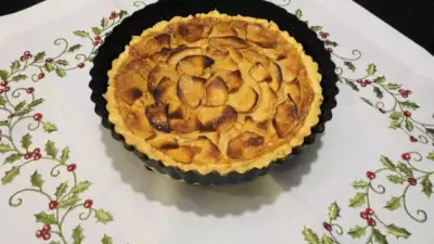 Яблочный пирог tarte vergeoise aux pommes