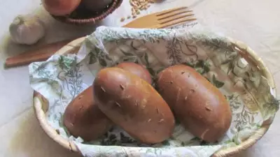 Цельнозерновые пирожки с картошкой бездрожжевые