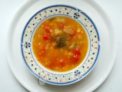 Диетический суп из тыквы