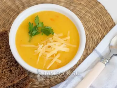 Картофельный суп-пюре с тыквой