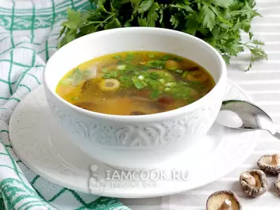 Грибной суп из сушеных грибов