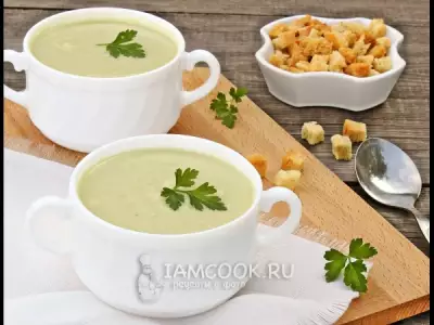 Суп-пюре из брокколи и цветной капусты
