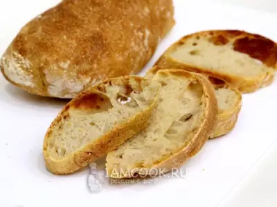 Хлеб «Чиабатта» в духовке