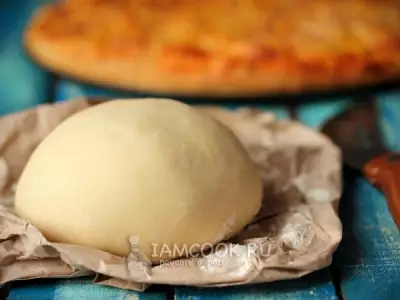 Бездрожжевое тесто для пиццы на маргарине