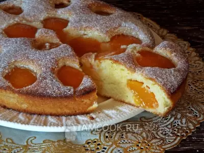 Пирог «Восхитительный» с абрикосами