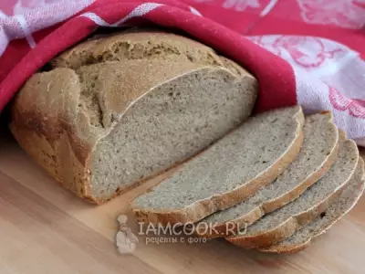 Хлеб ржаной на закваске в хлебопечке