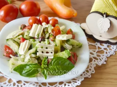 Греческий салат в домашних условиях