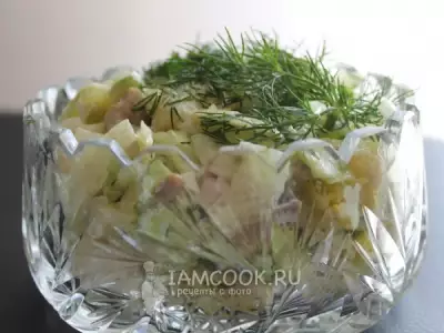 Селедочный салат под водочку