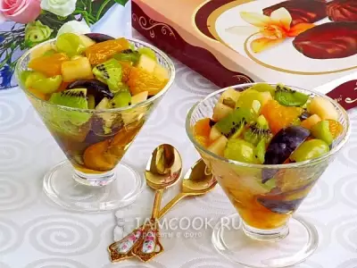 Десертный салат «Осенняя акварель»