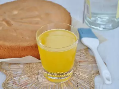 Апельсиново-ромовая пропитка для тортов