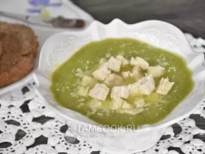 Овощной суп-пюре с индейкой для детей