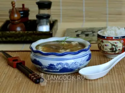 Китайский суп волшебный цветок