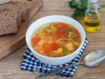 Буру-буру (суп из овощей и пасты)