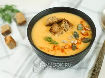 Картофельный суп-пюре с корнем сельдерея